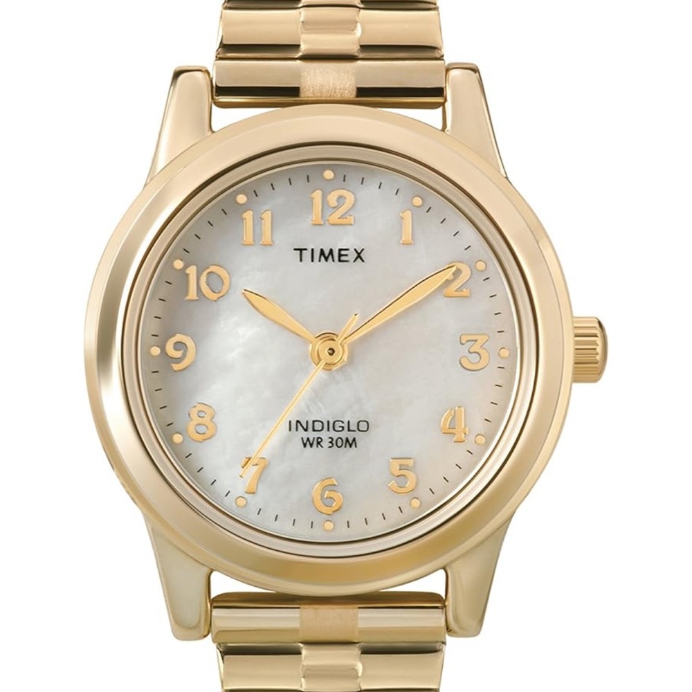 Timex Gold-Tone Indiglo Watch